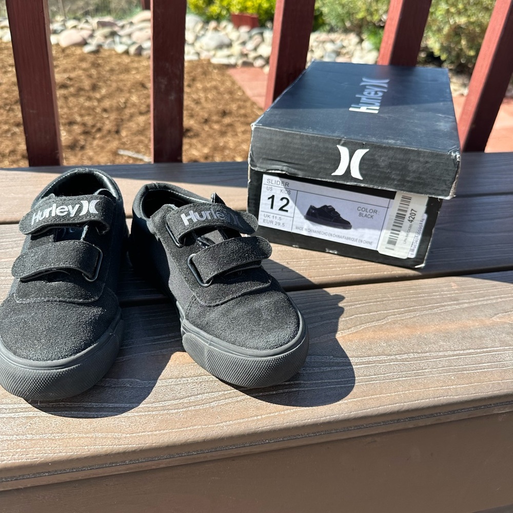 Hurley Velcro shoes kid size 12